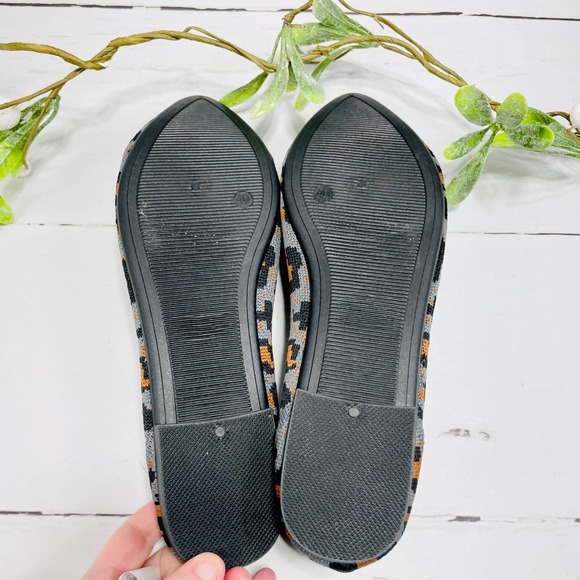 NEW Evglow Ballet Style Gray Leopard Print Flats- Size 9 - Picture 9 of 9